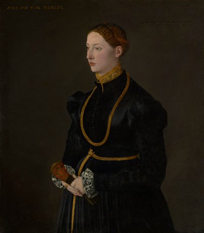Portret van Barbara Kressin, 1544 door Netherlandish School